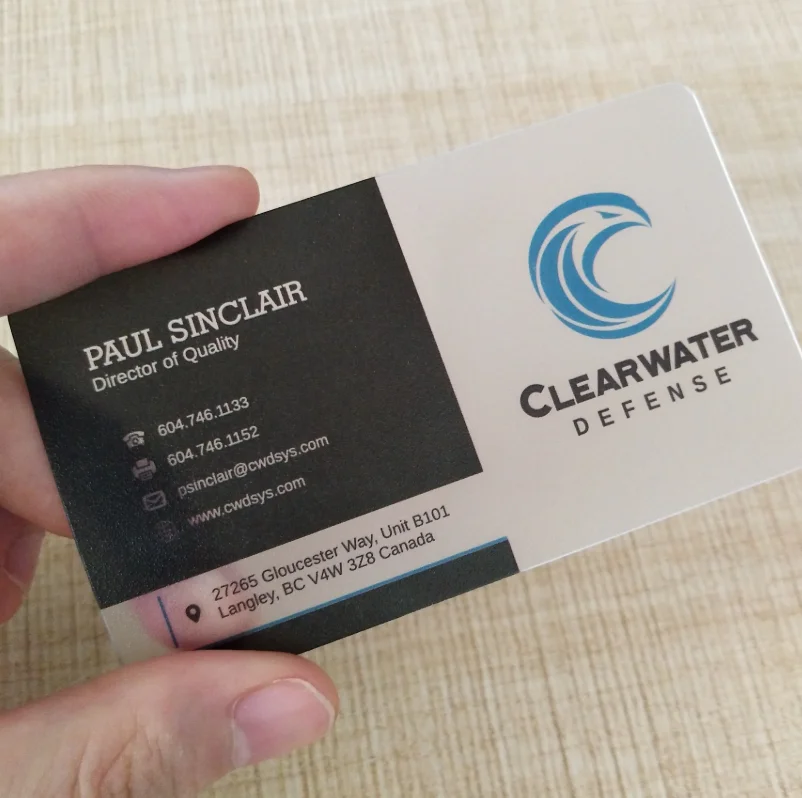 

Customized high-quality 0.3mm thick frosted plastic membership card, transparent waterproof PVC business card