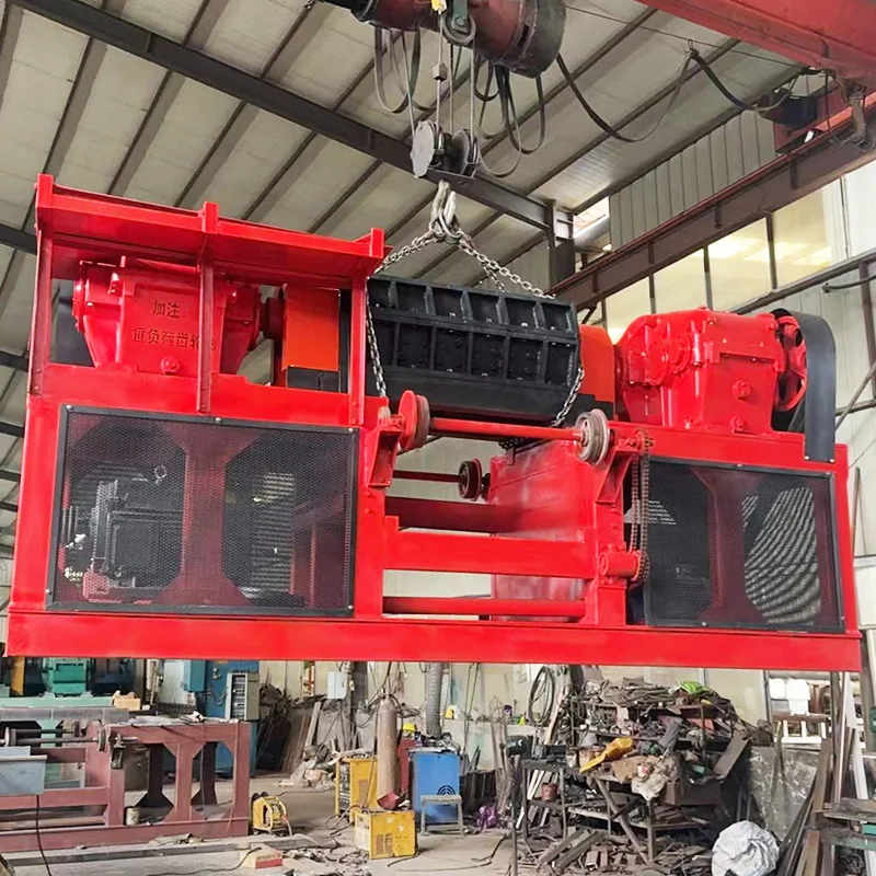 Shredder Industrial Shredder Twin-Shaft Refuse Derived Fuel Preparation Industrial Commercial Waste Processing Customized