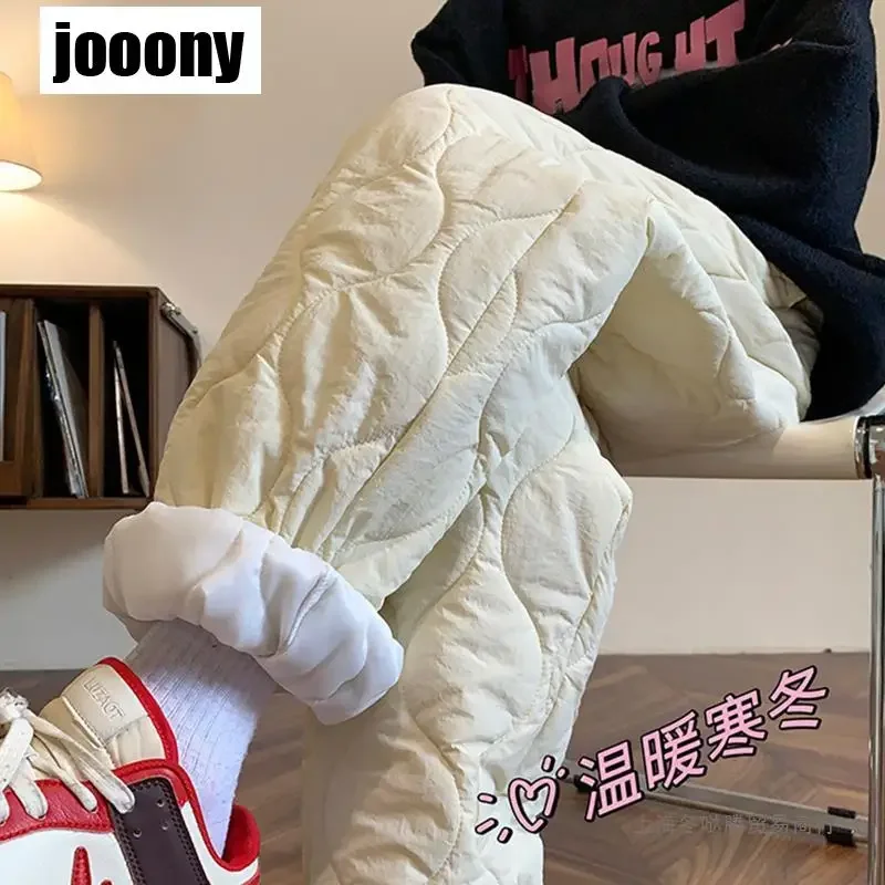 

Прочные, простые, универсальные, утолщенные, теплые мужские брюки из овечьей шерсти с флисовой подкладкой, новые зимние прочные хлопковые утепленные брюки, верхняя одежда