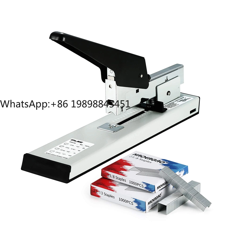 

Heavy-Duty Manual Office Stapler Machine Metal 100 Sheets Stapler for Desktop Book Binding Staplers Product Category