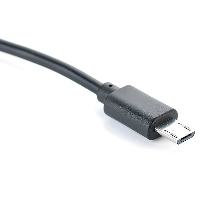 Kabel USB-C Ke USB Mikro Tipe C Kabel USB Mikro B Tipe C Jantan Ke Jantan 30/100Cm Kabel Data Pengisi Daya Cepat