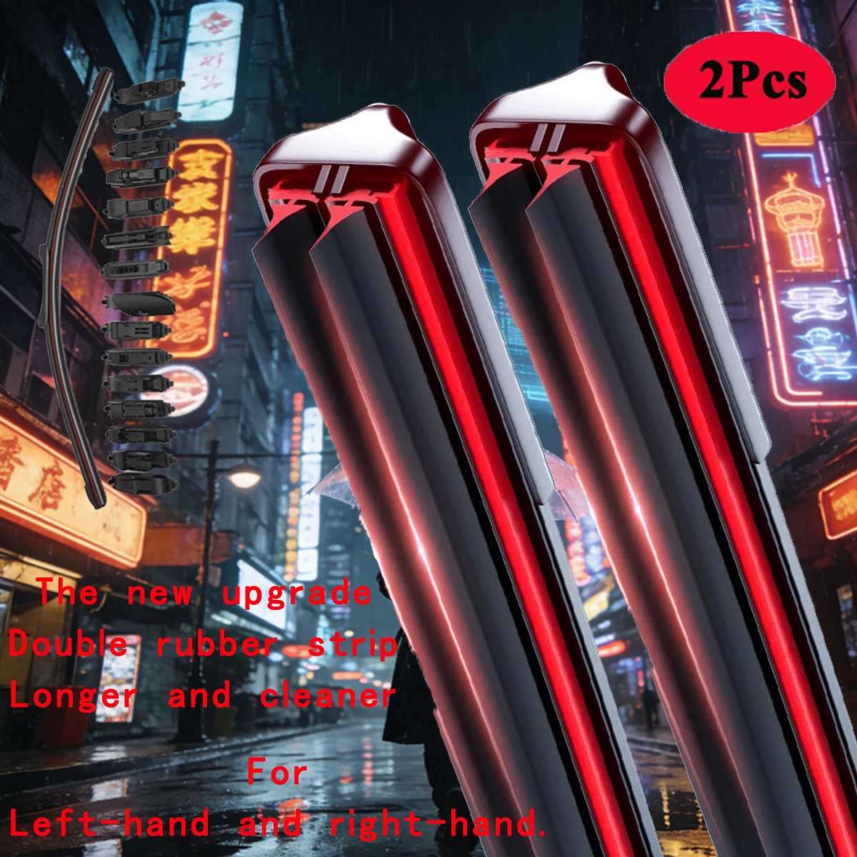 

Для BMW 5 серии E60 E61 2003~2010: Сменные резиновые накладки для передних дворников, запчасти для очистки лобового стекла, щетки для авто.