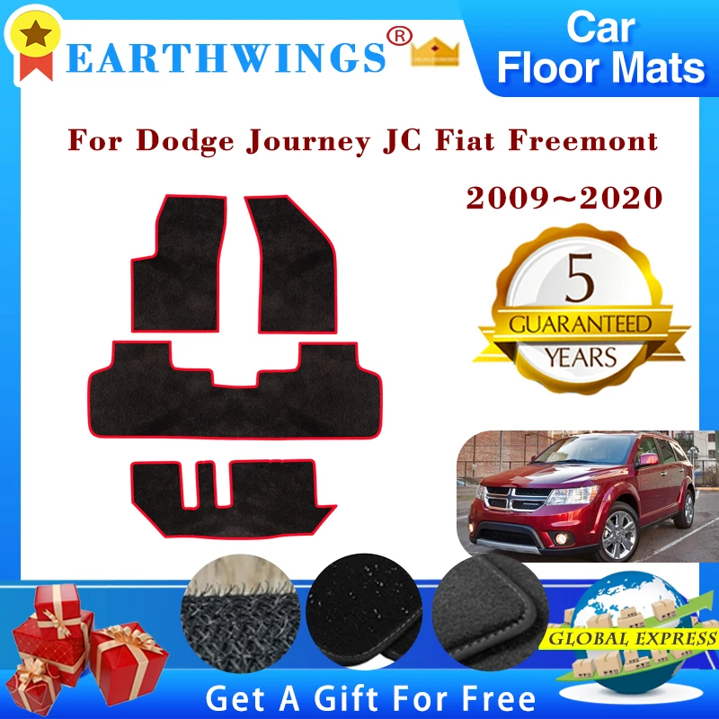 

For Dodge Journey JC Fiat Freemont 2009~2020 2015 Car Floor Mats Rugs Panel Footpads Carpets Cover Foot Pads Auto Accessories