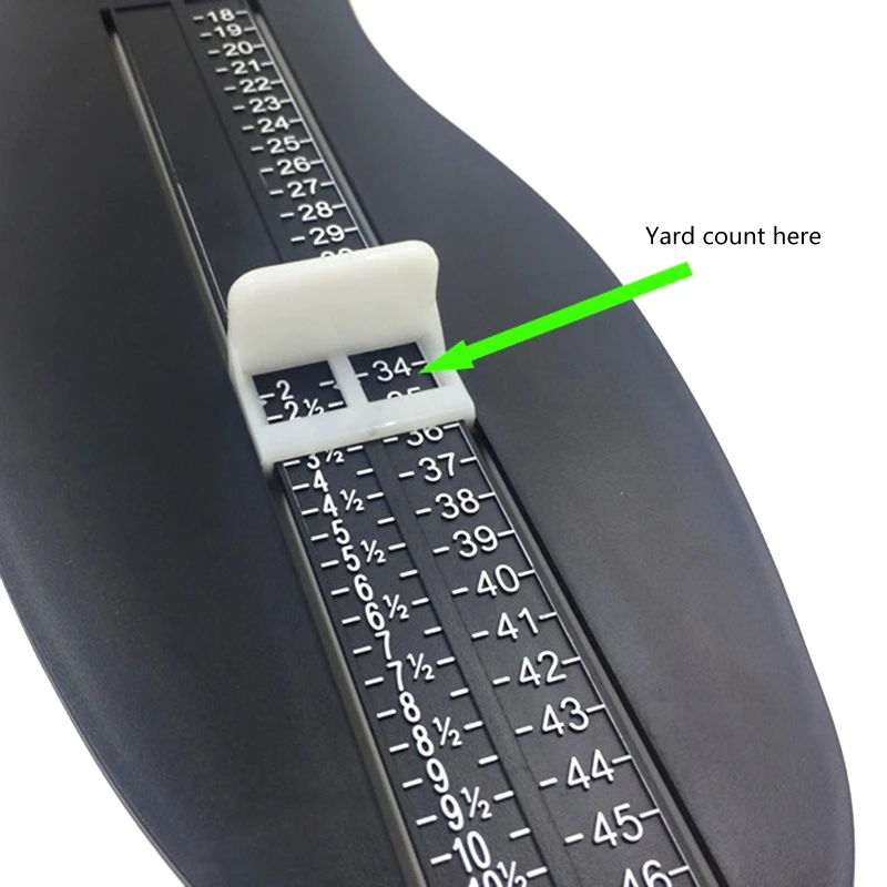 Feet Length Measuring Ruler Avoid Buying Shoes of Wrong Sizes Lightweight