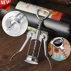 High Quality With Wings Red Wine Bottle Beer Opener Wine Corkscrew Wine Multifunctional Stainless Corkscrew Kitchen Supplies