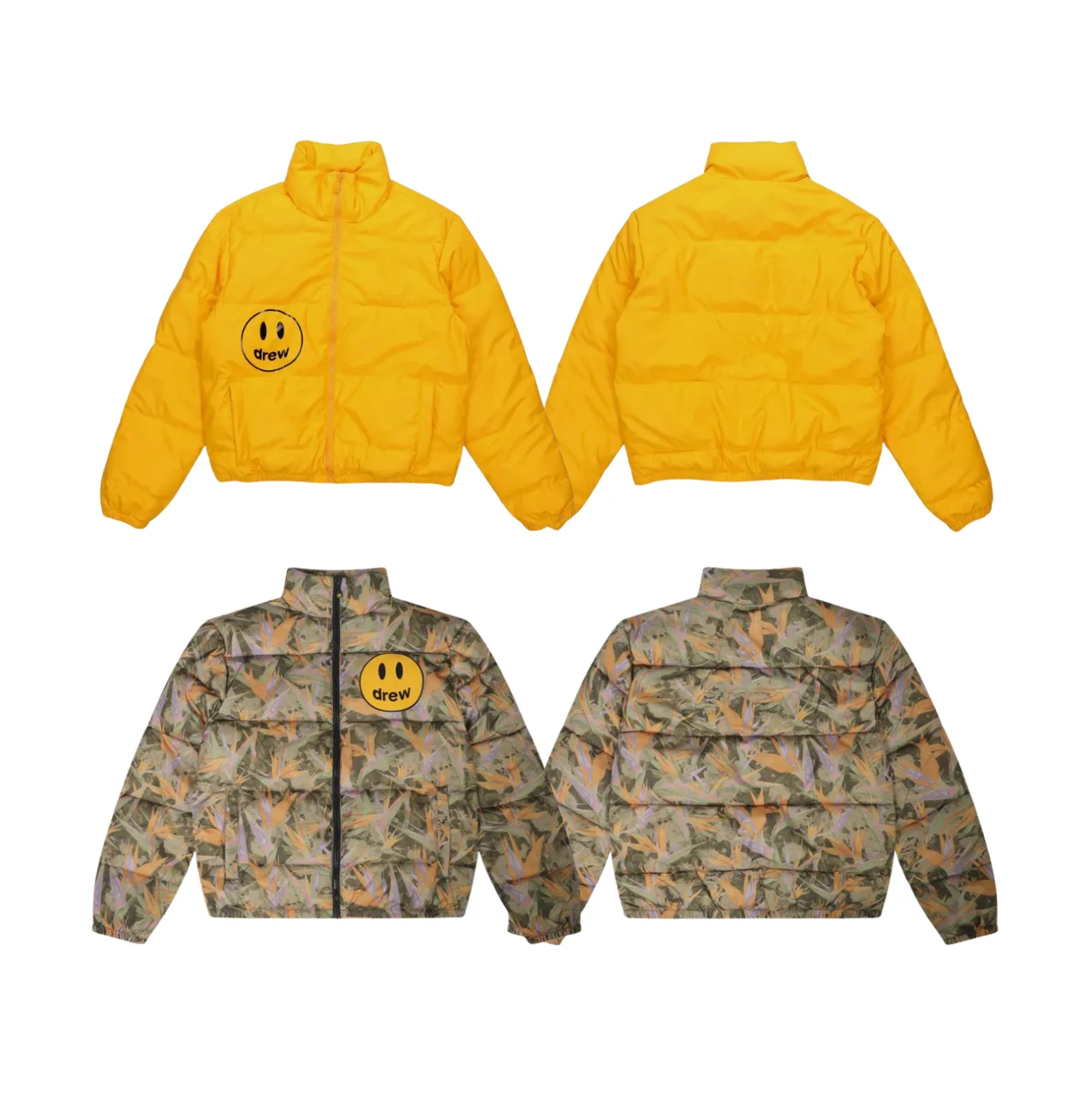 

Drew House осенне-зимняя пуховая куртка с хлопковой подкладкой, модное американское брендовое утолщенное пальто, мужская и женская куртка-пуховик