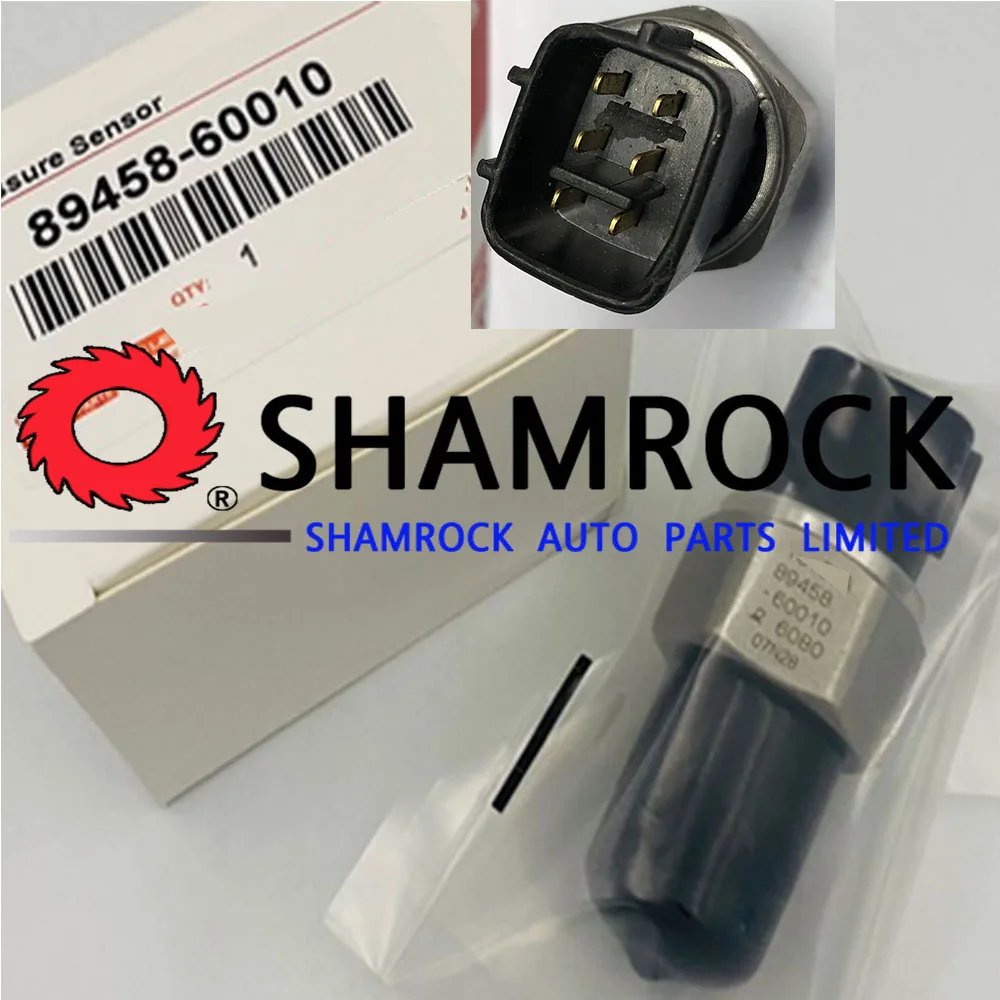 

89458-60010 499000-6080 FUEL RAIL PRESSURE SENSOR FIT D4D AVENSIS RA V4 PRA HIL UX 89458-60010 499000-6080 92% new only