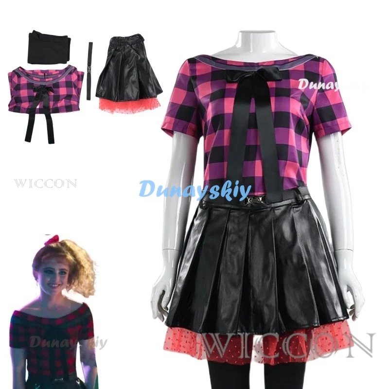 

Fantasy Misty Cosplay Black Dress Tops Skirt Pant Suits Movie Lisa Frankenstein Costume Disguise Adult Women Fantasia Outfits