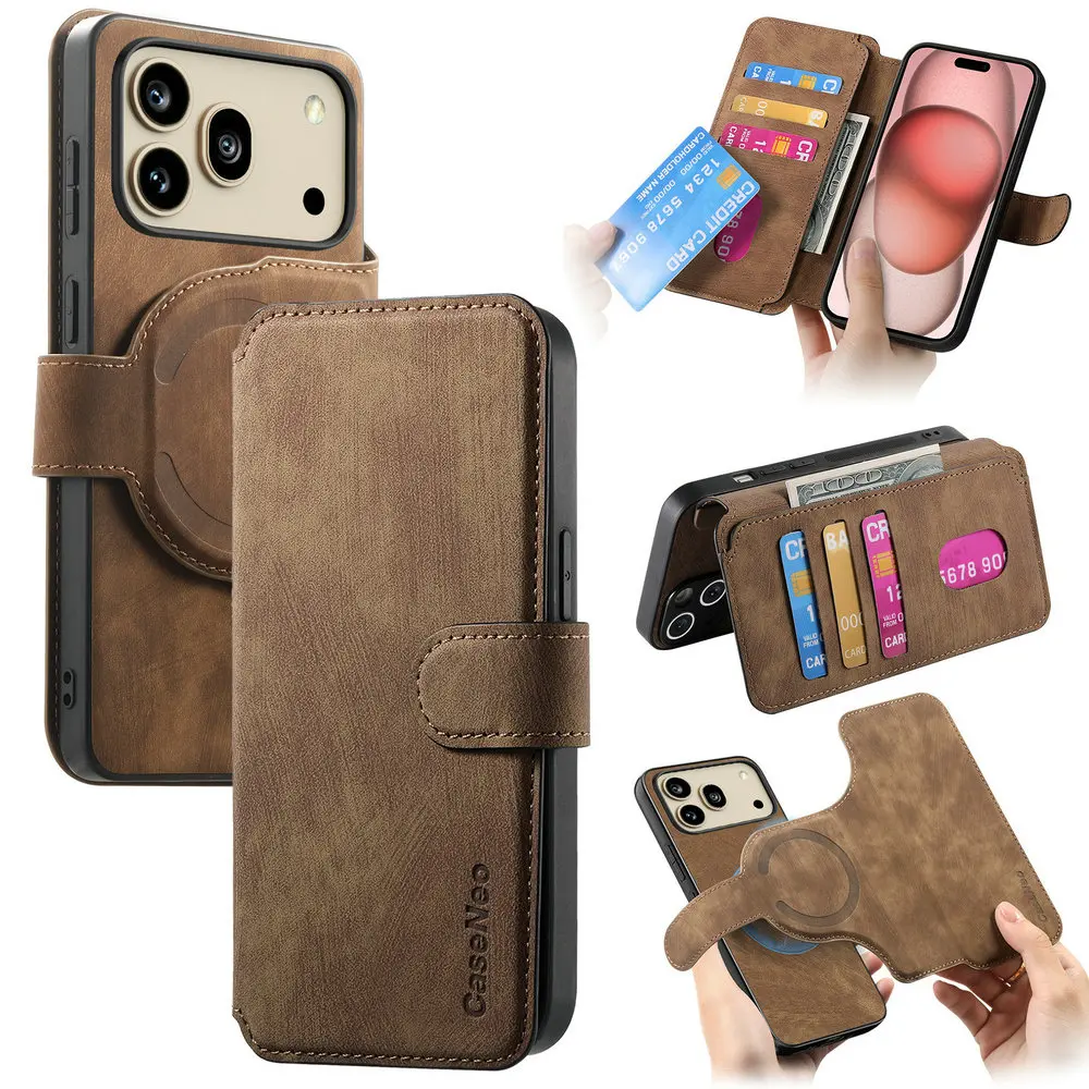 Honor 600 400 Pro 200 5G Leather Flip Cover 2IN1 Detachable RFID Magnet Book Funda Honor 400 Smart Case Phone Honor400 200 Lite