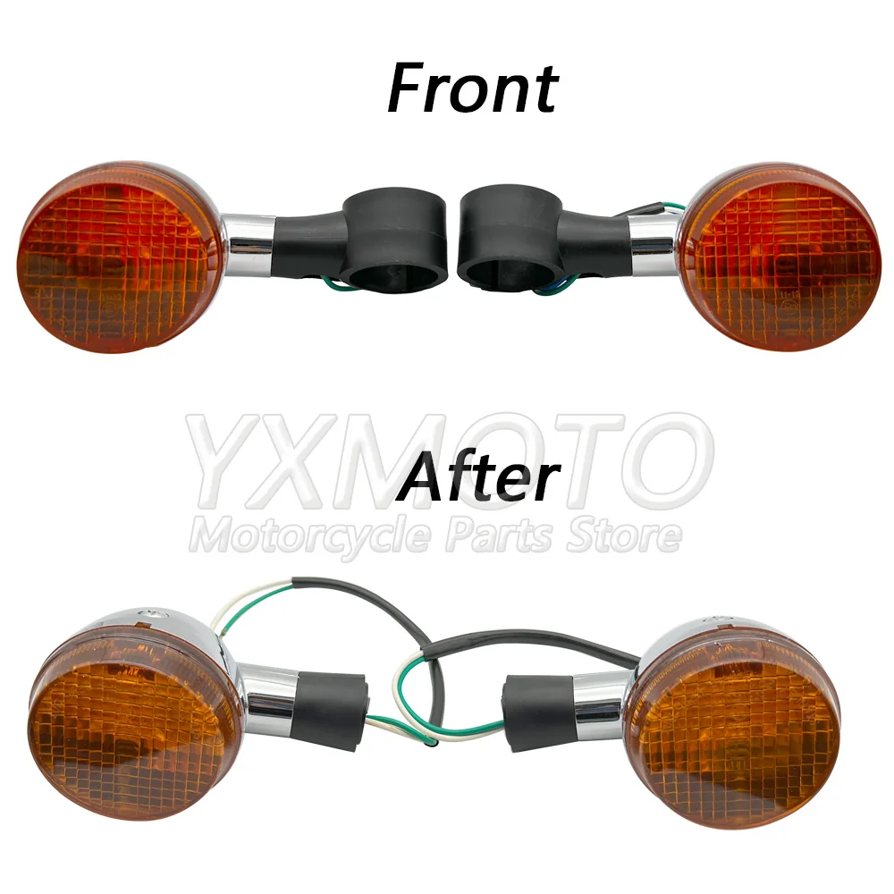 Front Rear Blinker Turn Signal Indicator Light fit for VTX1800 1300 shadow 400 750 Magna 250 750 Steed VLX 400 600 1100