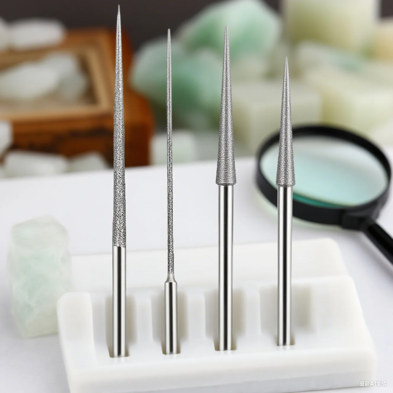 

1pc 3mm Shank Diamond Grinding Head Grinding Needle Bit Burr Mini Drill For Metal Glass Jade Engraving Drilling Carving Tool