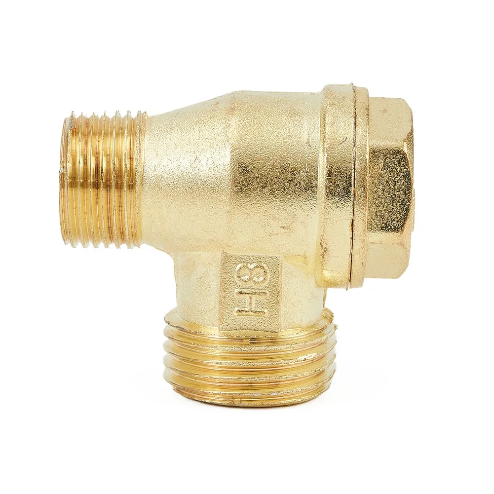 

20*16*10mm 3 Port Zinc Alloy Air Compressor Check Valve Male Thread Connector Valve Connector Tool For Air Compressor