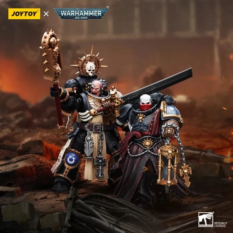 JOYTOY Warhammer 40k 1: 18 Ultramarines Judiciar and Chaplain(Indomitus)