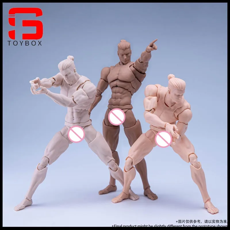 

Original Romankey X COWL 1/12 Male Super Flexible Joint Body 16.5cm White Yellow Black Action Figure Articulated Body