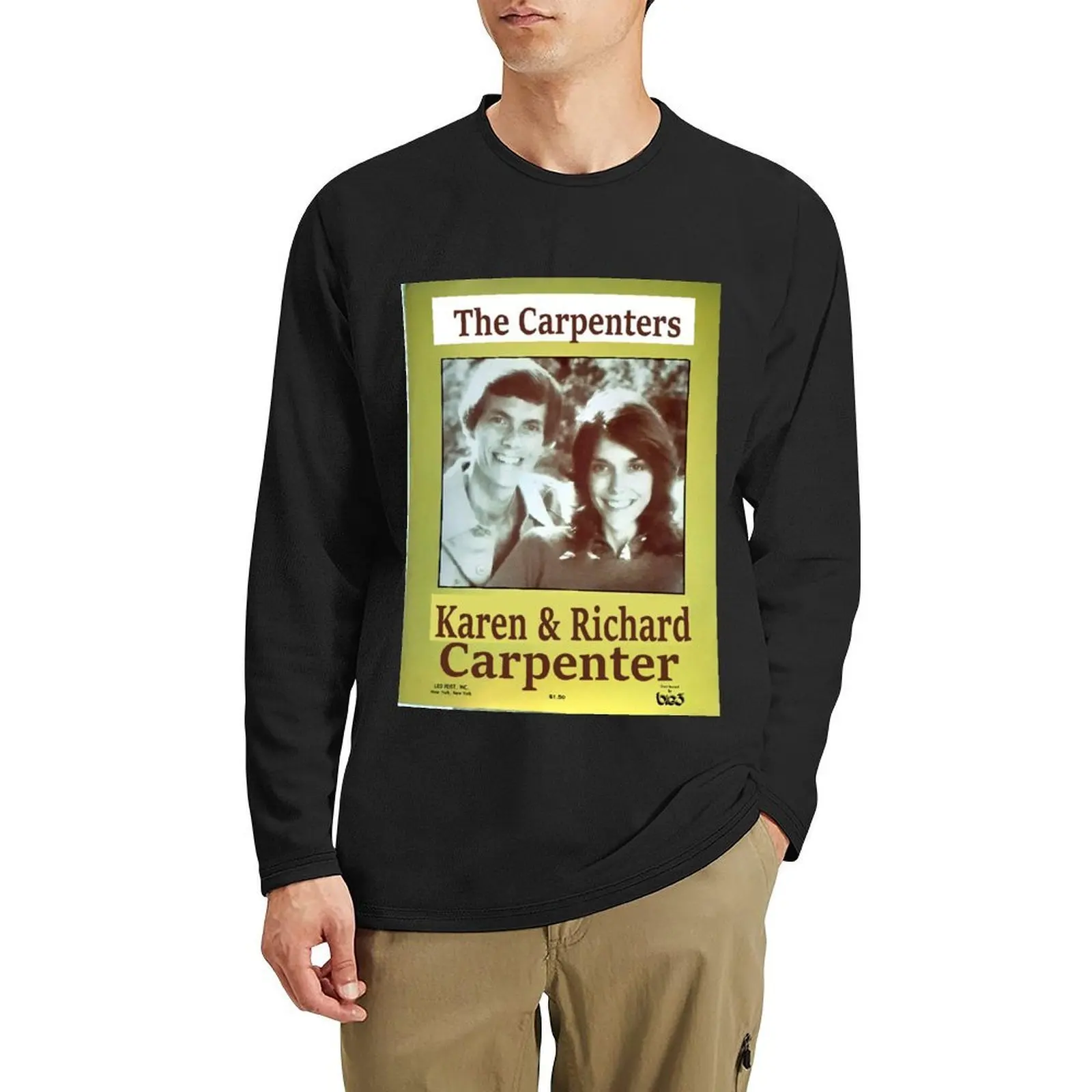 

The Carpenters,Karen & Richard Carpenter, Sheet Music, Karen, Richard Long T-Shirt anime korean fashion mens clothing