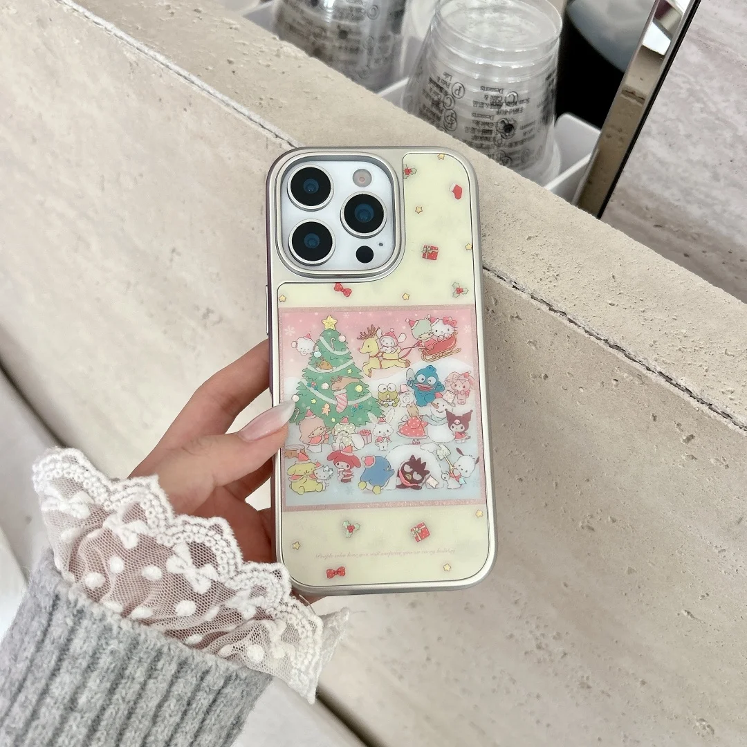 

Christmas Carnival Cool lovely Personality Creative Anime Phone Case For iPhone 17 16 15 14 13 Pro Max Plus Hard Shell