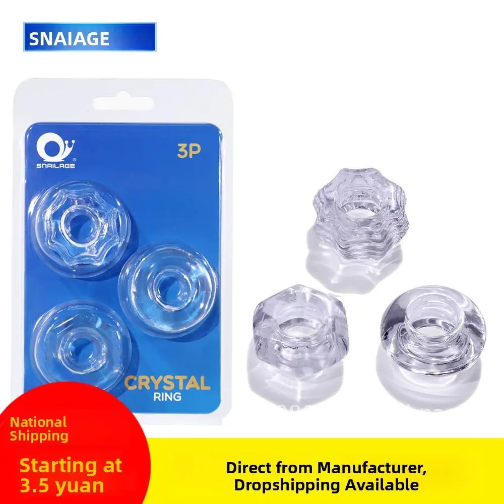 snailage-anel-de-precisao-transparente-de-cristal-masculino-tpe-prepuce-banda-de-contencao-produto-sexual-adulto-branco-rosa-preto-azul-roxo