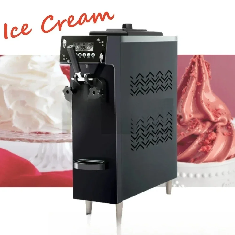 12L/H Icecream Mini Small Cup Italian Softy Soft Serve Ice Cream Machine Maker Prices Home Use Homemade China Ice-cream Making M