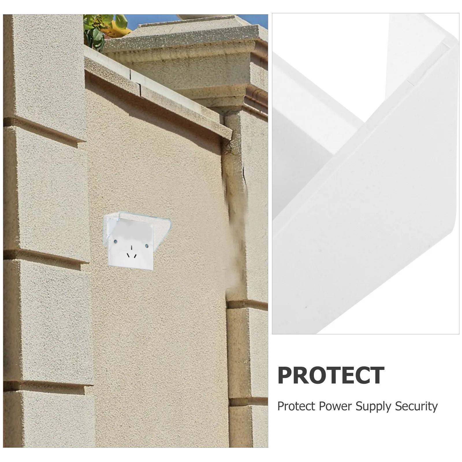 

Outdoor Waterproof Abs Socket Protector Electrical Electrical Box Cover Box Receptacle Cover For Home Business