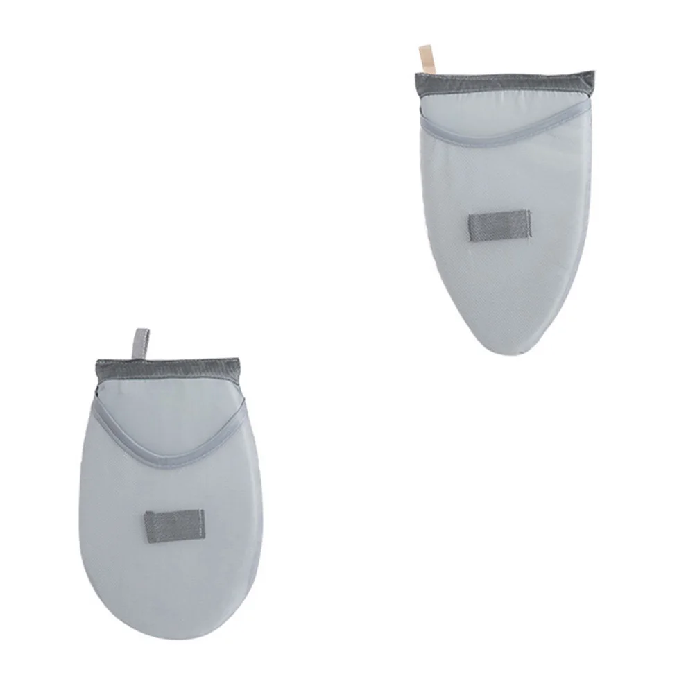 

2Pcs Mini Ironing Board Foldable Wall Hanging Ergonomic Design Heat Resistant Home Ironing Supply Grey