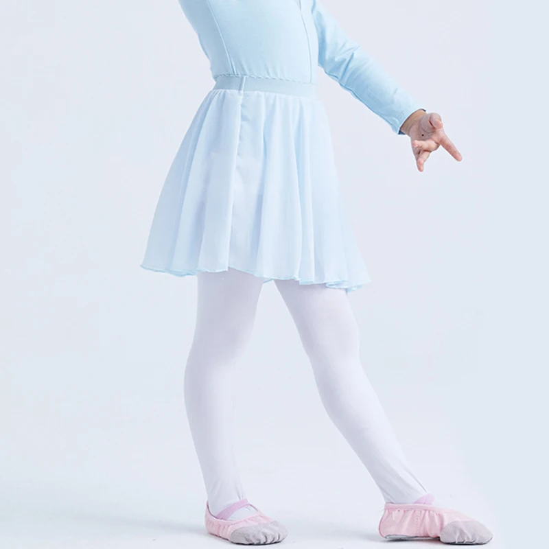 Kinderdanskleding Chiffon Rok Meisjesdans Ballet Rok Oefenkleding