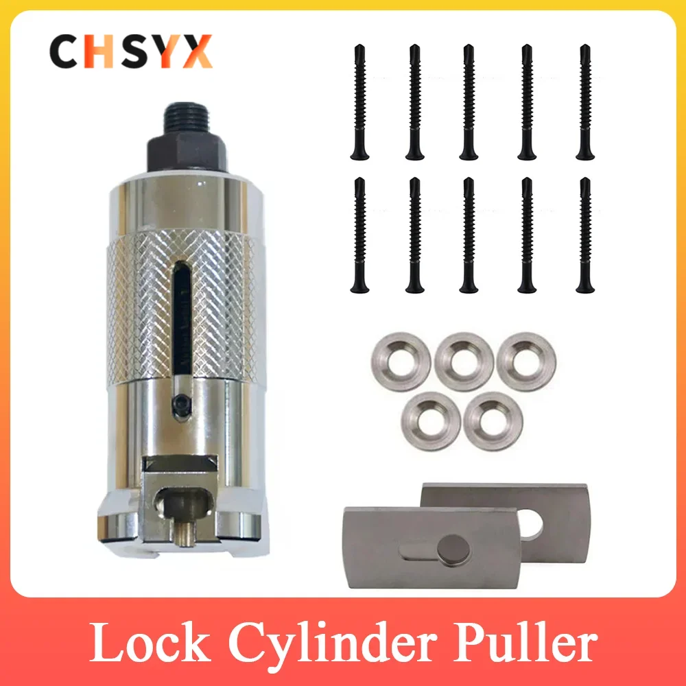 Lock Cylinder Puller Nail Puller Professional Locksmith Tool Stainless Steel Nail Puller Puller Screws Cylinder Extractor