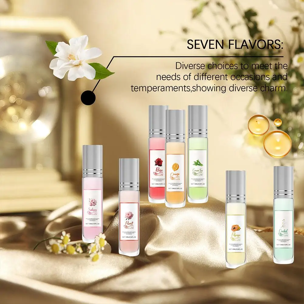 Parfum set, set tanaman aroma tahan lama memperbaiki bunga menghilangkan stres harian kencan wanita parfum feromon