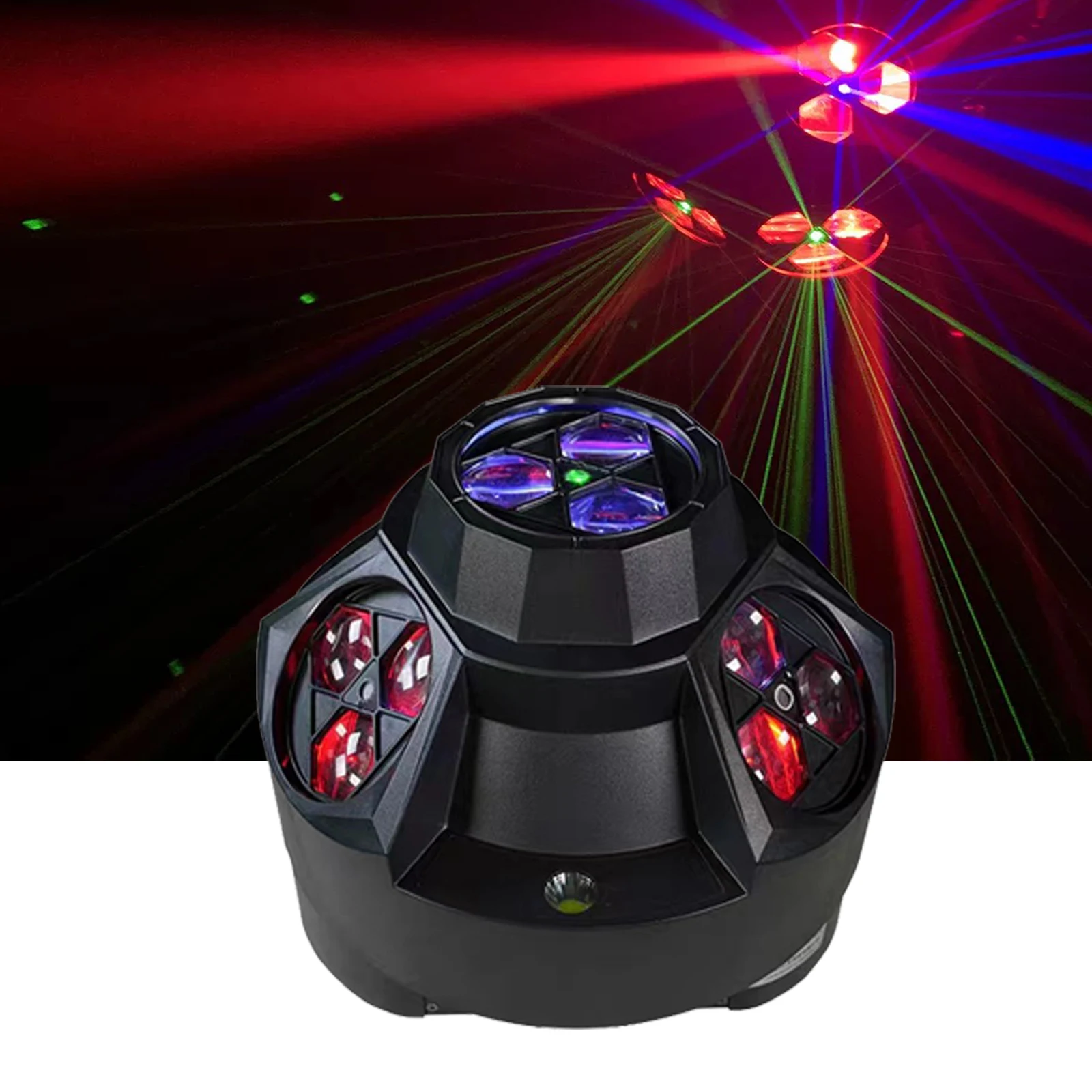 

200W Disco Party Light LED Beam Laser Moving Head Stage Audience Lights DMX DJ Night club Lamp Halloween Christmas Games Light