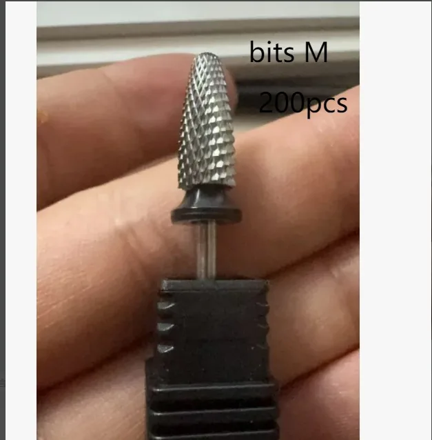 

200 твердосплавных сверл для ногтей