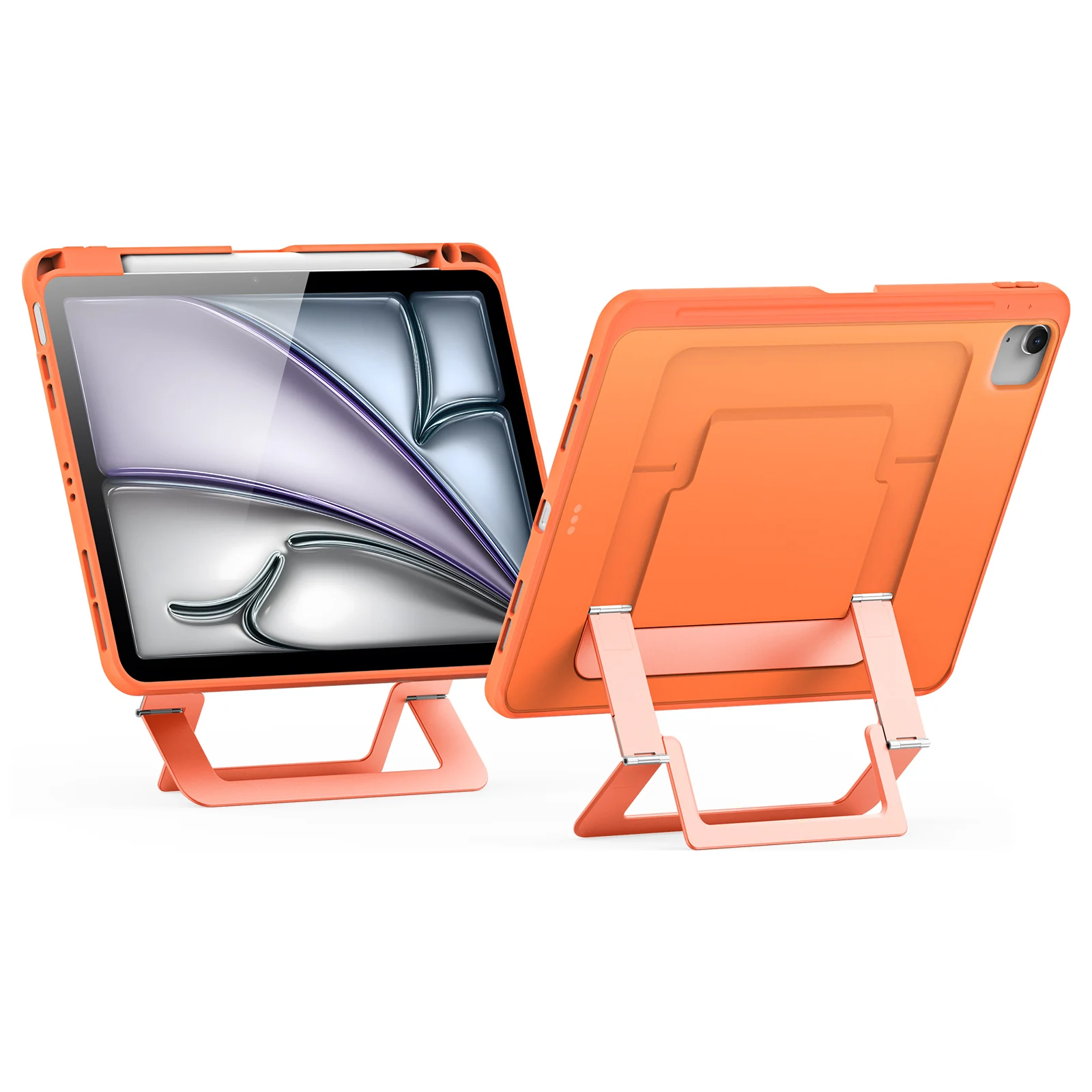 Kleurrijke, verstelbare standaardhoes van legering voor iPad Pro 11/13, iPad Air 11/13 (2024/2025/2026), iPad 10e/11e generatie, iPad Air 5/4 10.9 inch