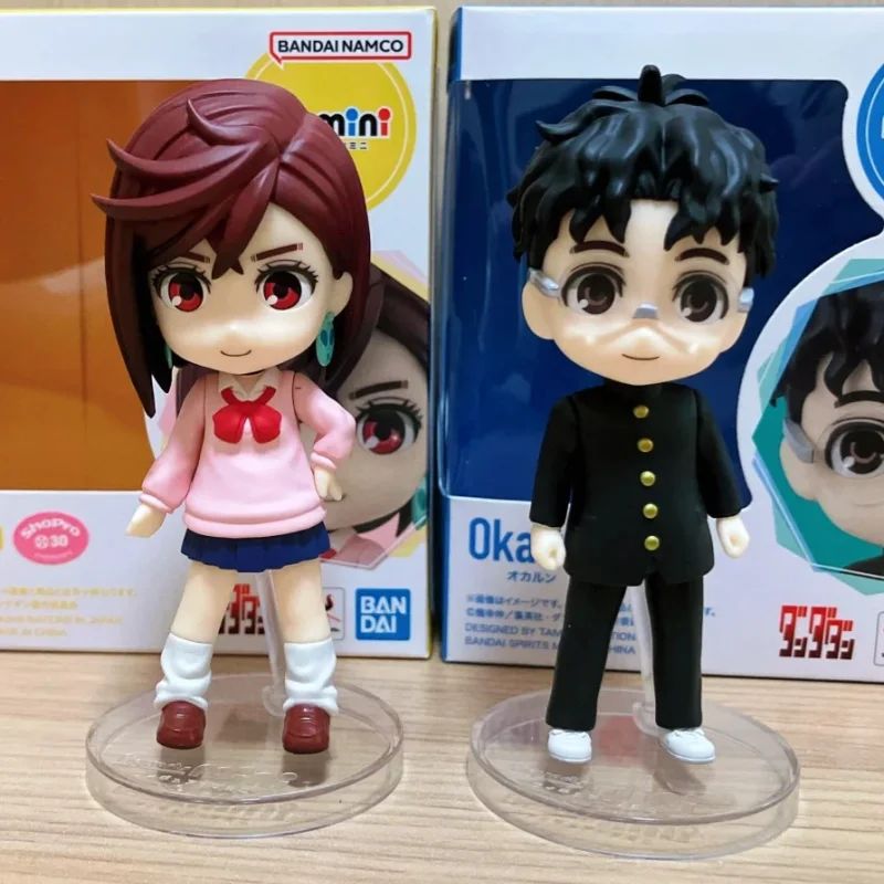 

Bandai Genuine Figuarts Mini Dan Da Dan Momo Okarun Anime Action Figure Collectible Joints Movable Model Ornaments Gift Toy