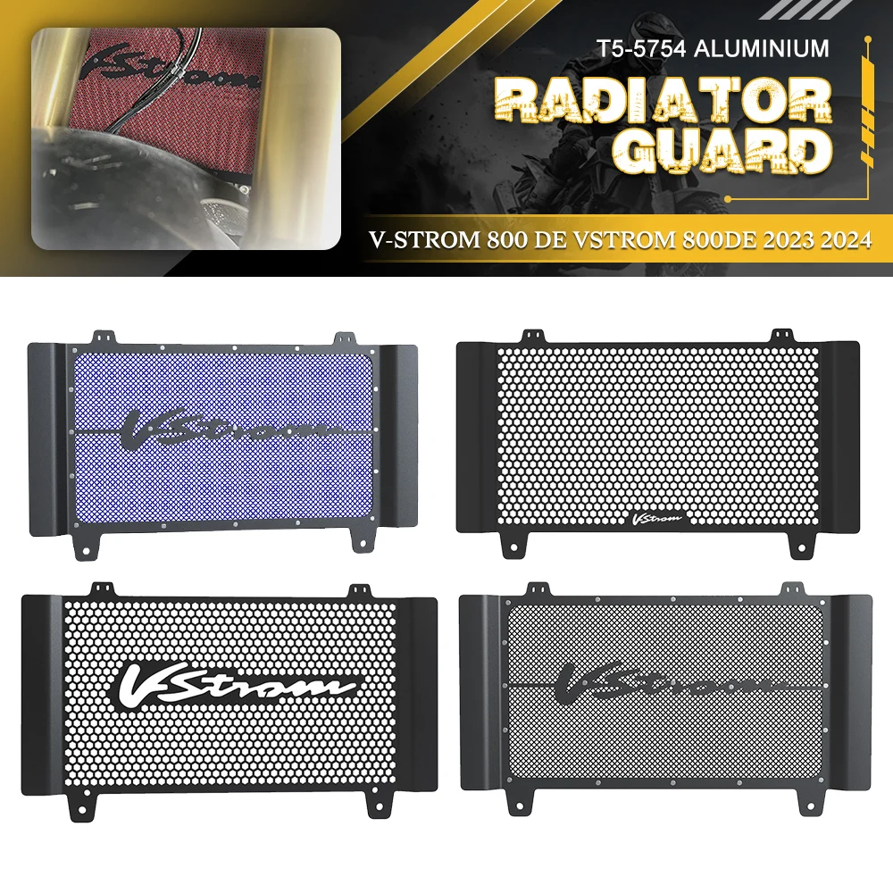 

High-Strength Metal Radiator Guard FOR Suzuki VSTROM 800DE V-STROM 800 DE 2023 2024 2025 Vented Radiator Shield Fuel Tank Cooler