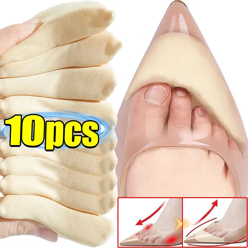 

Мягкие губчатые подушечки для пальцев ног при высоких каблуках для предотвращения боли в стопах, полупрозрачные подушечки для женщин, подушечки для передней части стопы, подушечки для пальцев ног, защита от натирания, инструмент для ухода за ногами