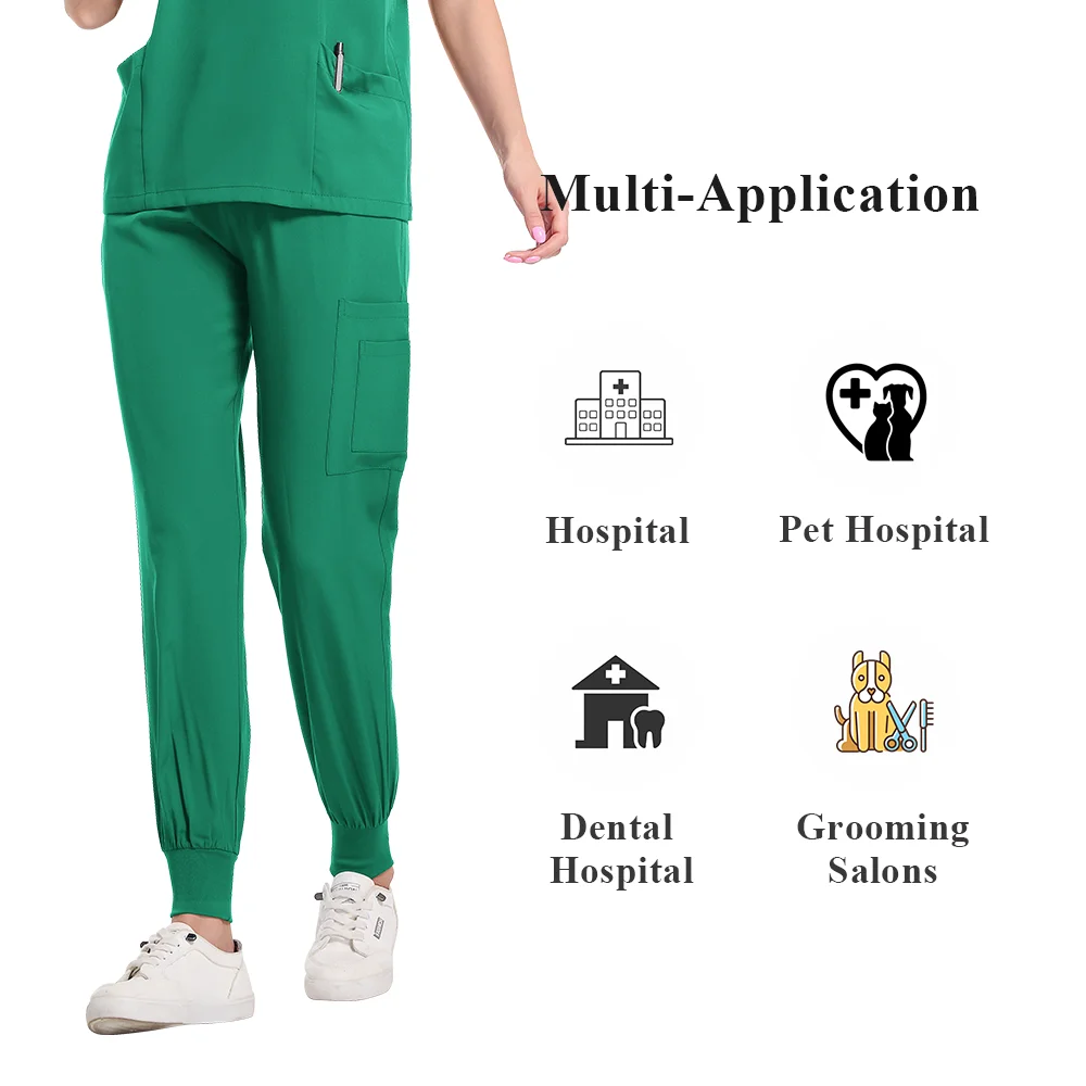 Wholesale Women's Surgical Uniform Hospital Working Scrub Set Nurse Dental Surgery Suit Operating Room Medical  for Women