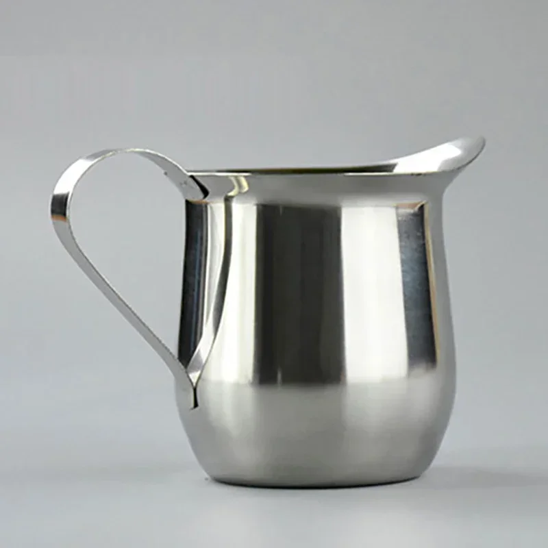 Stainless Steel Milk Frothing Pitcher, Barista Craft, Latte, Cappuccino, Cream Cup, Frothing Jug, Waist Shape Cup