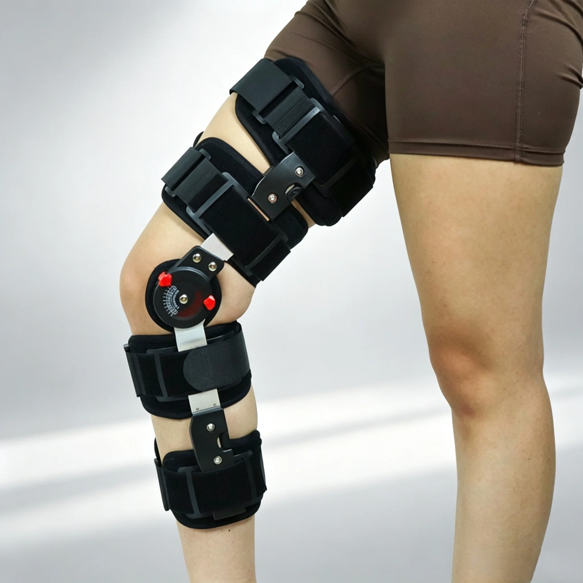 Adjustable Model Orthopedic Support Stabilizer Knee Brace for Post Surgery Recovery Injury Rehabilitation Health Care