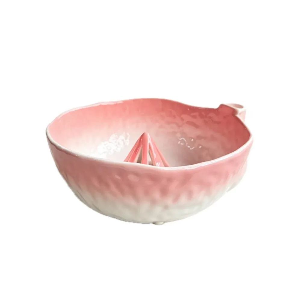 Self Spinning Berry Washing Bowl Raised Drainage Hole Large Capacity Ceramic Fruit Washer Quick Drain Time-Saving