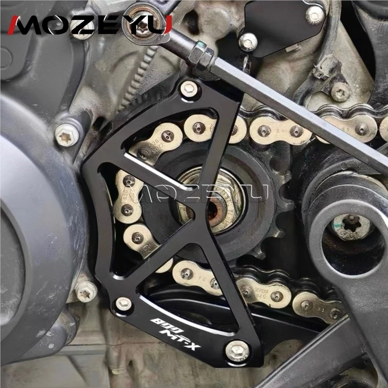 

For CFMOTO CF MOTO 800MT-X MT800 MT-X 800 2024 2025 2026 800MTX Front Sprocket Cover Motor Accessories Chain Guard Protector