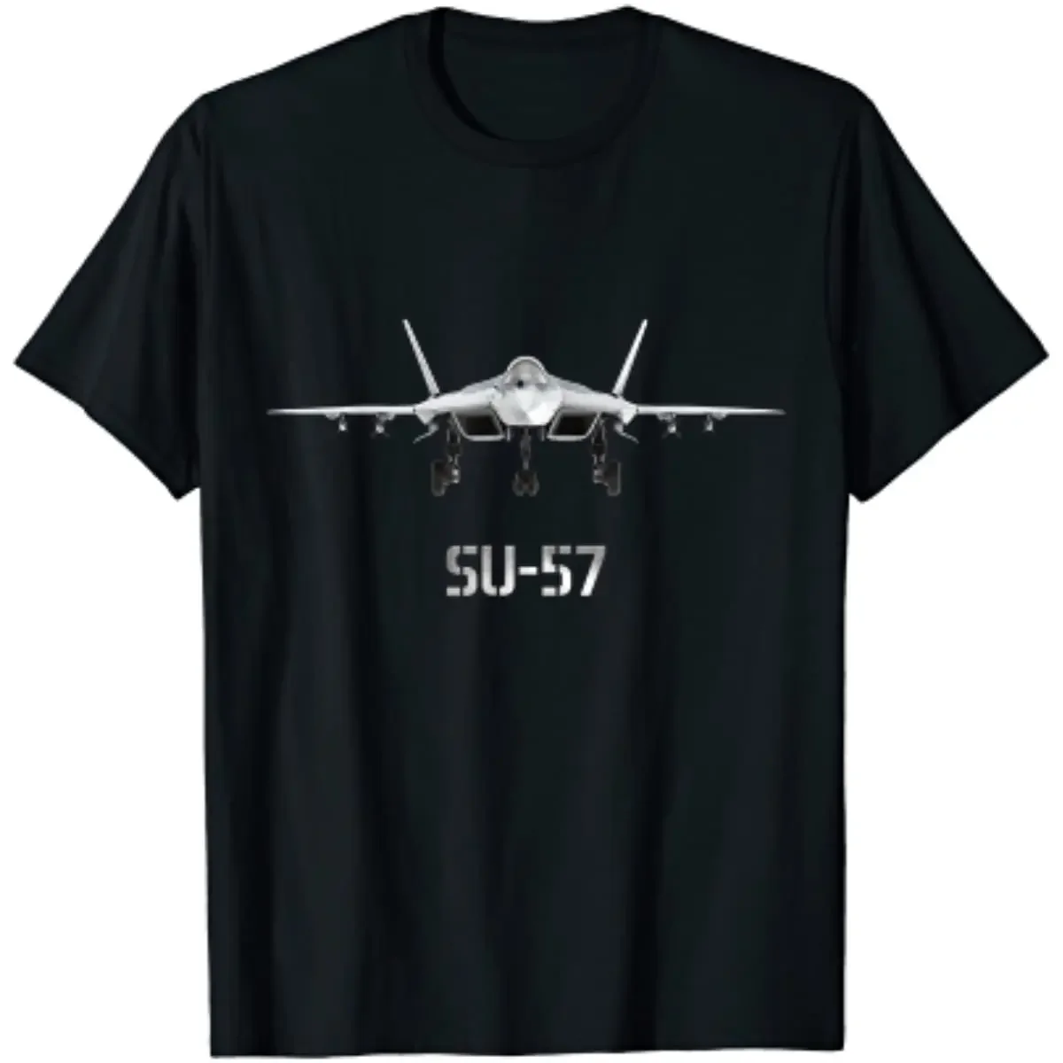 SU-57 Russian Fighter Jet Men T-Shirt Short Sleeve Casual 100% Cotton O-Neck T Shirts