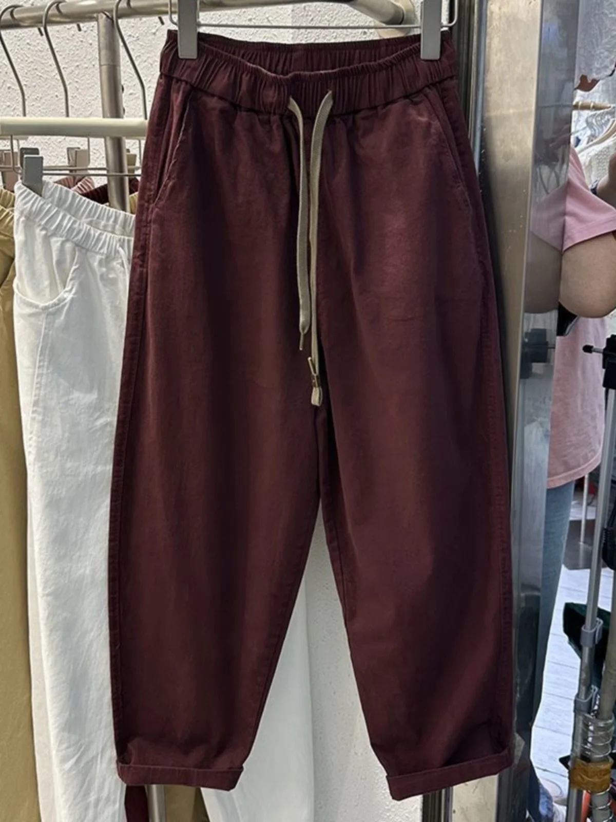 

Large Size 300 Pou American Retro Waed Cotton Casual Dad Pants Men's Spring Autumn Loose Harlan Pants INS Sle Harlan P...