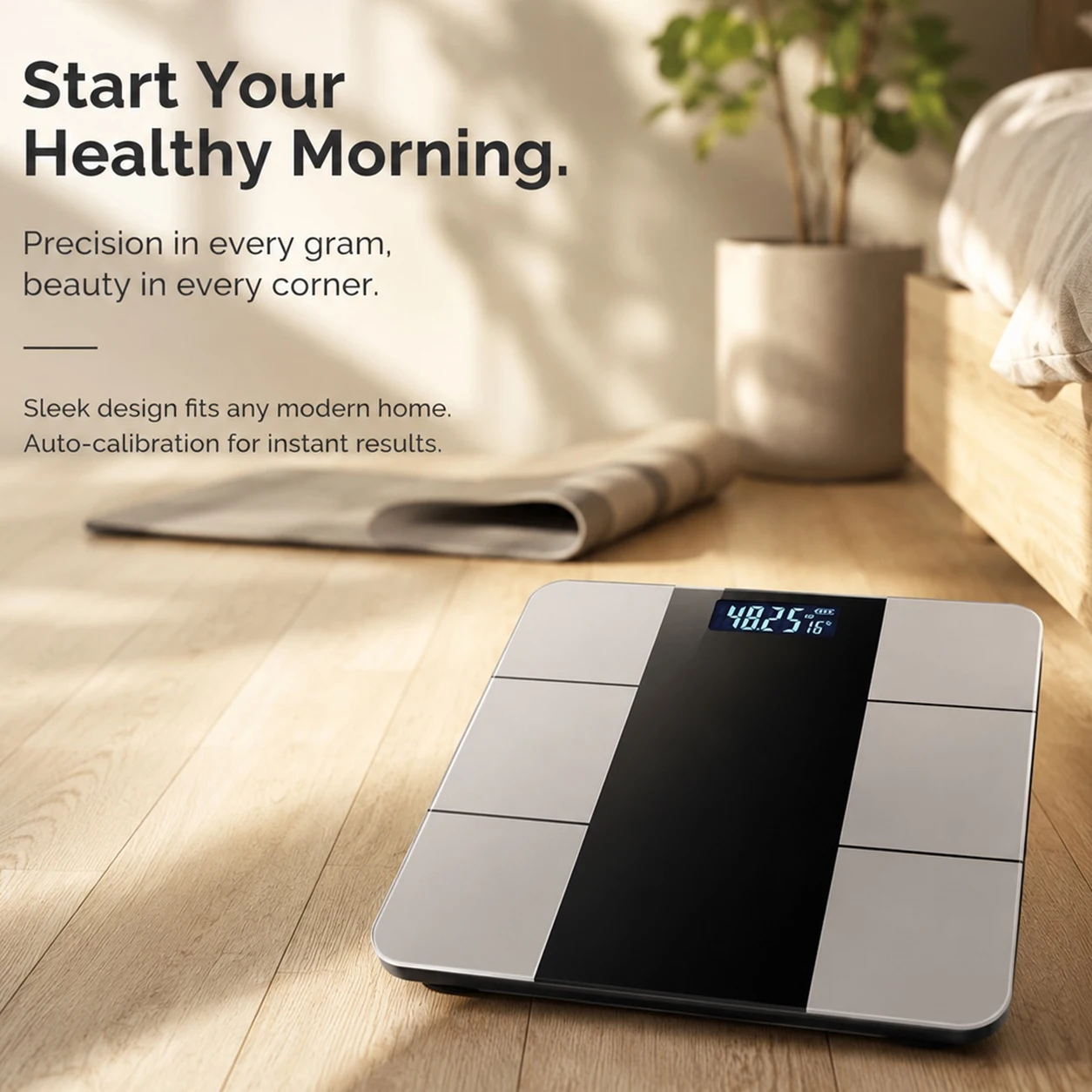 

Body Fat Scale Smart Wireless Digital Bathroom Weight Scale Body Composition Analyzer With Smartphone App Bluetooth-compatible