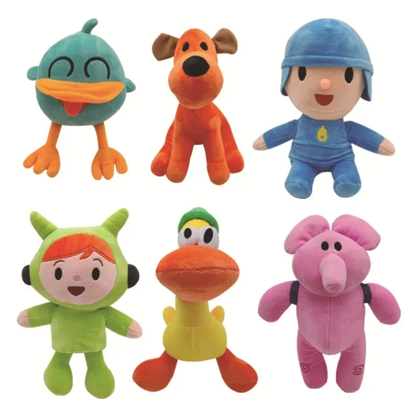 Boneco de Pelúcia Pocoyo Kawaii, Pequeno P Youyou, Pelúcia Barto, Patinho, Lula, Ellie, Elefante, Brinquedos de Pelúcia para Crianças