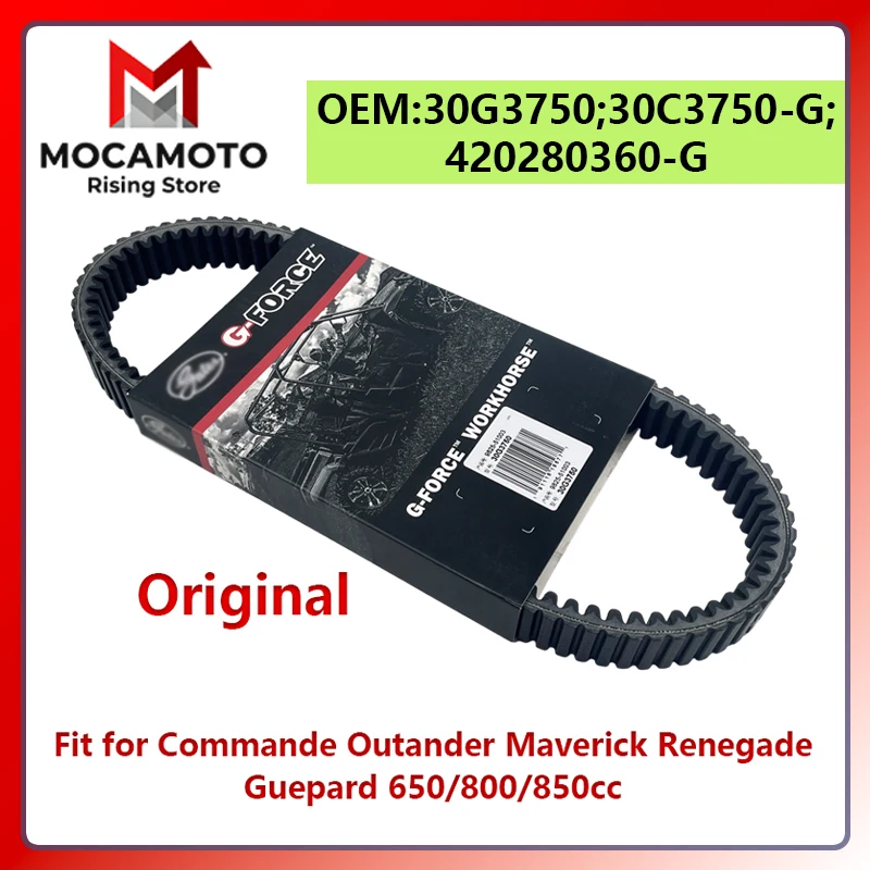 

MOCA Original 30C3750 30G3750 Outlander Renegade Drive Belt For Guepard 650 800 850cc 422280360 420280360 715900030 715900212