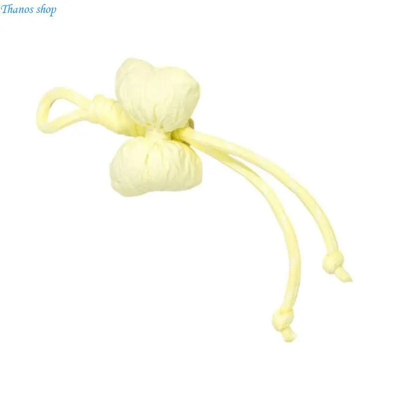 

Trendy Bowknot Phone Lanyard Bag Attachment Allergen Less Fabric Secure Clasp X37A