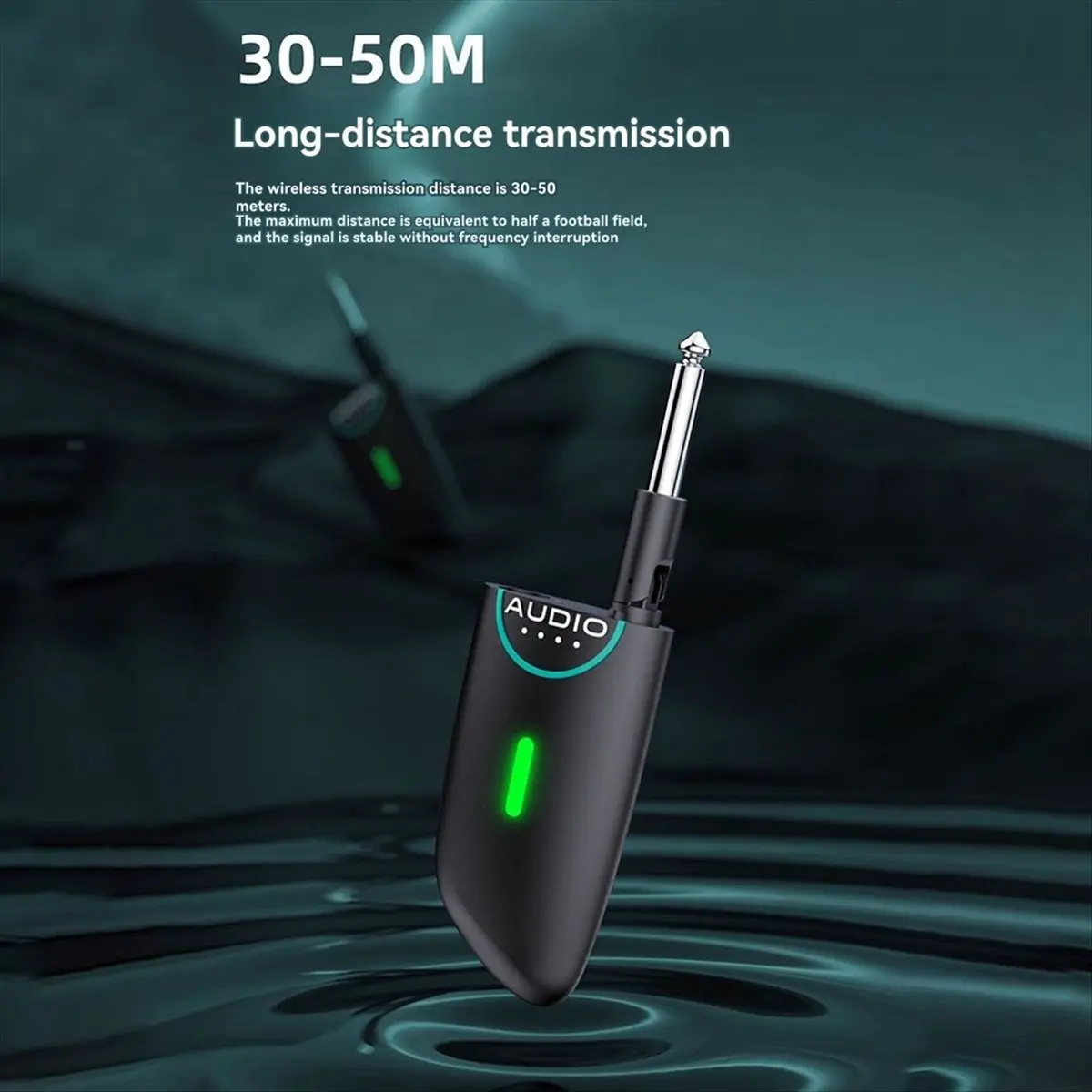 

A61P SWIFF Audio WX501 Digital Wireless Electric Blowpipe System Guitar Transmitter Receiver 5.8G 50M Transmission Range