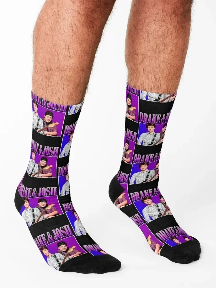 Drake and Josh Socks new year funny gifts crazy basketball Women's Socks Men's