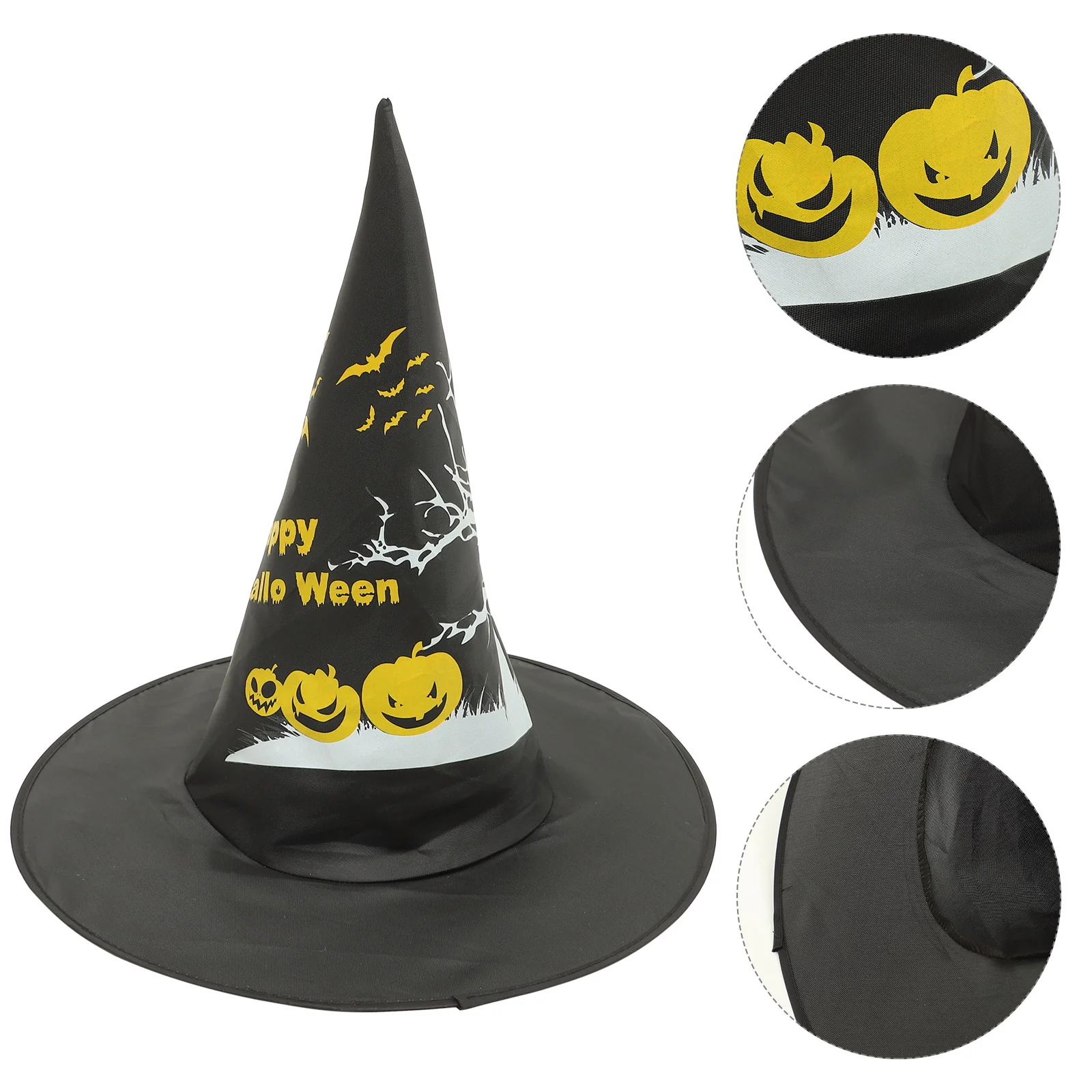 

Party Witch Hat Cosplay Costume Fluorescent for Halloween Props Dress-up Headbands Decor