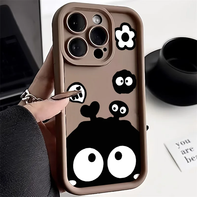 Silicone Phone Case For iPhone 14 Funda iPhone 16  Pro Max 11 13 15 12 XS X XR 7 8 Plus SE 15promax 16promax Soft Cover Carcasa