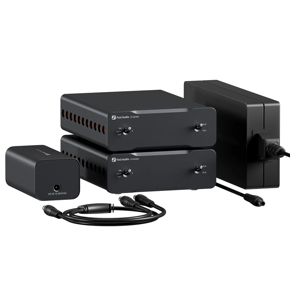Fosi Audio V3 モノラル 240W サウンドアンプ TPA3255