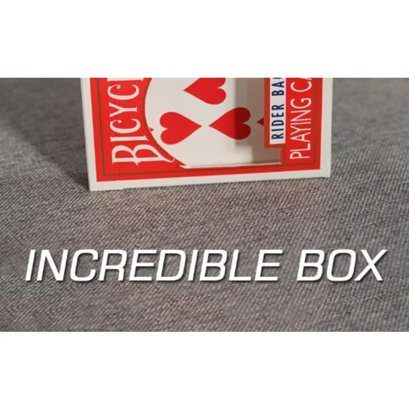 Incredible Box Poker Magic Tricks Card Appearing From Empty Box Magician Close Up Street Illusions Gimmicks Mentalism Props